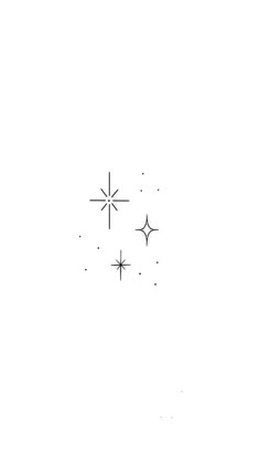 three stars are shown in the middle of a white background