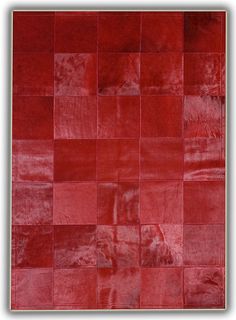 Pieles Pipsa Red Cow Hide Designer Rug 13 Main Image Cow Rug, Red Luxury, Patchwork Cowhide Rug, Modern Rug Design, Designer Rugs, Cowhide Rugs, Leather Rug, Checkered Rug, Cow Hide Rug