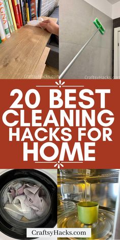 the top 20 best cleaning hacks for home