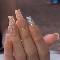 Tapered Square Nails, Long Nail Designs, Ombre Acrylic Nails, Fall Acrylic Nails, Coffin Nails Long, Nail Swag, Bling Acrylic Nails, Acrylic Nails Coffin Short