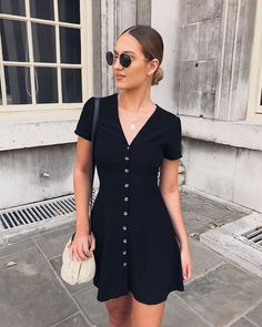 Spring Outfit Women, Wedding Dress Black, Mode Boho, Elegante Casual, Homecoming Dresses Short, 가을 패션, Outfits Casual, Dresses Short, Mode Inspiration