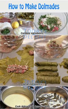 how to make homemade dolmades step by step instructions for making stuffed grape leaves