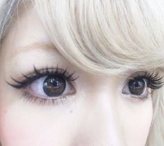 Kogal Makeup, Simple Gyaru Makeup, Gyaru Png, Dolly Makeup, Kristina Webb, Gyaru Makeup, Doll Eye Makeup, The Cardigans, Circle Lenses