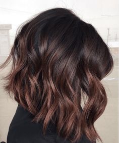 Cinnamon Balayage, Bob Lung, Brunette Lob, Dark Chocolate Hair, Dark Chocolate Brown Hair, Balayage Lob, Brown Bob, Long Bobs