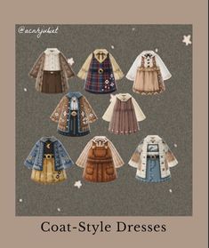 the coat - style dresses are available in many colors