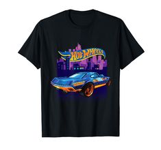 PRICES MAY VARY. Officially Licensed by Mattel Graphic Artwork: D19815 Lightweight, Classic fit, Double-needle sleeve and bottom hem Retro Night, City T Shirt, Graphic Artwork, Night City, Branded T Shirts, Top Styles, Fashion Branding, T Shirts, T Shirt