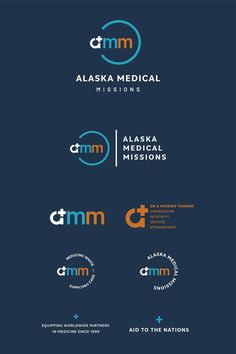 Alaska Medical Missions brand Identity and website design. Alaska Medical Missions provides medical resources and professional support to communities around the world. AMM came to Averson Creative with a need for their brand and website to have a clear messaging system as well as a clean and modern design. The website flow is designed to intuitively guide the viewer into a fuller picture of who AMM is. If they land on the site to learn about AMM, we want them to know there is more to the story. Stages Of Development, Medical Missions, Vintage Badge, Logo Graphic Design, Medical Logo, Professional Logo Design, Logo Design Creative, Clean Modern, Creative Logo