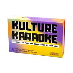 a box of kulture karaoke on a white background