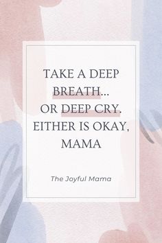 Mother's Day quote about inner strength. Save this and remind yourself hard days are okay, Mama. Take a deep breath or deep cry... either is okay! Inner Strength Quotes, Hard Days, Mothers Day Quotes, Remind Yourself, Take A Deep Breath, Deep Breath, Inner Strength