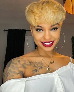 Short Pixie Bob Haircuts, Voice Of Hair, Black Hair Inspiration, Short Pixie Bob, Natural Hair Cuts