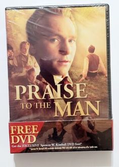 the dvd cover for praise to the man, which is on display in front of a white background