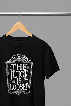 Experience the unforgettable charm and wit of the iconic Beetlejuice in our Beetlejuice Beetlejuice 2024 The Juice is Loose Quote Movie T-Shirt/Sweatshirt! Perfect for any fan, this shirt/sweatshirt showcases the timeless quote and captures the essence of the film. Get yours now and add a touch of magic to your wardrobe! Welcome to Poster Kingz, your ultimate destination for T-shirt enthusiasts and pop culture aficionados! We take immense pride in curating a captivating collection of T-shirts inspired by your favorite films, beloved TV shows, and iconic music artists. Size Guide: T-Shirts Sizes: S 34/36" M 38/40" L 42/44" XL 46/48" 2XL 50/52" Sweatshirt Sizes S 34/36" M 38/40" L 42/44" XL 46/48" 2XL 50/52" 3XL* 54/56" 4XL* 58/60" 5XL* 62/64" Quality and Comfort:Our T-shirts are crafted wit Beetlejuice 2024, Quote Movie, Classic Movie Quotes, Beetlejuice Beetlejuice, Xmas Tees, Music Tees, Halloween Tees, Movie T Shirts, Beetlejuice