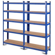 PRICES MAY VARY. 🚓【5 Tier Shelving Unit】Made from strong powder-coated metal tube and high quality MDF, this 5 shelf storage rack is durable, sturdy and stable , can well guarantee that it will not wobble after putting stuff on it. 🏠【Multifunctional Metal Shelves】5-tier Shelving unit is extremely useful in organizing your tools , foods, books or other stuff ,especially great for any place where has limited room while requires large storage space, such as bathroom, doorway, entryway, garage, ki Garage Racking, Metal Storage Shelves, Storage Center, Heavy Duty Shelving, Utility Shelves, Steel Shelving, Shelving Racks, Garage Shelf, Garage Storage Organization