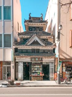 Japanese Library, Old Bookstore, Japanese Village, Traditional Japanese Architecture, Nagano Japan