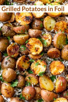 roasted potatoes with parmesan cheese and herbs