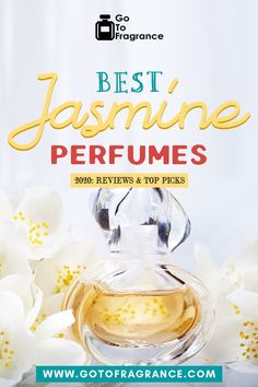 Diy Jasmine Perfume Recipes, How To Smell Like Jasmine Flowers, Smell Like Jasmine, Best Jasmine Perfume, Top Fragrances For Women, Jasmine Perfume For Women, Perfume Collection Display