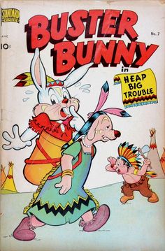 the cover to buster bunny comic book