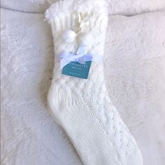 New, With Tags. Perfect Condition. Cream Slippers Socks, Rubber Dots On Bottom Of Socks, Super Soft & Cozy, One Size. Smoke Free Home 5 Star Rated Seller Ships Same Day Or Next Day Comfortable White Indoor Socks, Winter Socks Cozy, Stretch Tights, Black Opaque Tights, College Essentials, Trouser Socks, Footless Tights, Fleece Tights, Pink Socks