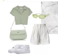 Like Aesthetic, Road Trip Outfit, Trip Outfit, Top Aesthetic, Outfits Shorts, Shorts Style, Clothes Set