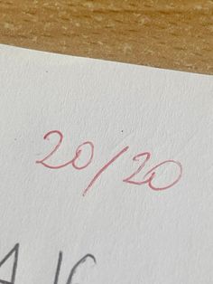 a piece of paper that has the year 2012 written on it