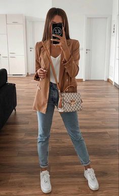 Moda Grunge, Looks Chic, Blazer Outfits, Fall Fashion Outfits, Business Casual Outfits, Fashion Mode