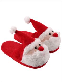 Fashion Santa, Holiday Slippers, Cotton Slippers, Christmas Slippers, Padded Hangers, Band Kid, Soft Slippers, Kids Slippers, Slippers Cozy