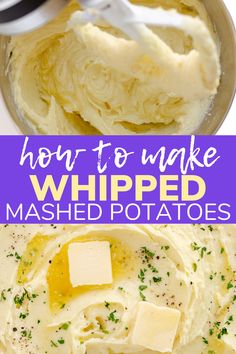 how to make whipped mashed potatoes