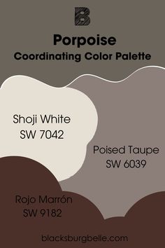 the business card for porpose coordinating color palettes