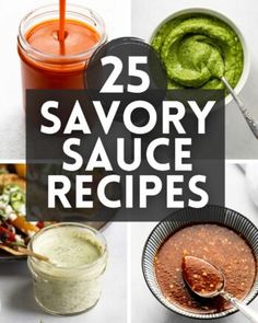 25 savory sauce recipes that are easy to make