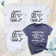 Birthday Squad Celebrating Custom Shirt, 60th My Birthday Party Group Tshirt, 1964 Birthday Crew Outfit, Custom Group Birthday Party Shirts. These are t-shirts specially designed for birthday celebrations. These t-shirts often have colorful and fun designs and are decorated with text or graphics that represent the person or group celebrating. Ideal for birthday parties, group events or themed celebrations. Both as gifts and at events, it allows all participants to be together and make the specia 1964 Birthday, Birthday Party Shirts, 50 Birthday, Group Events, Birthday Party Shirt, Group Shirts, Birthday Tshirts, Birthday Tee, Custom Shirt