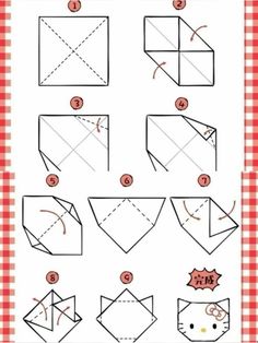 how to make an origami fish out of paper - step by step instructions