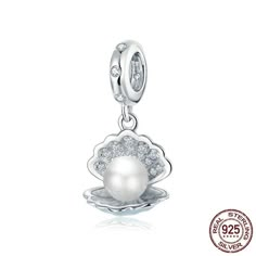 Authentic 925 Sterling Silver Pearl in Shell Pendant Charm Original Silver Bracelet or Necklace Silver Jewelry fit pandora charm Item specificsMetals Type: SILVERMetal Stamp: 925,SterlingMain Stone: ZirconFine or Fashion: FineSide Stone: Noneis_customized: YesStyle: TrendyItem Type: CharmsPackage: Only one free velvet jewelry bag for each parcelOccassion: Gifts for Girlfriend, Anniversary,------------------------------------Shipping : 15 - 35  business daysShipping to United States via ePacketPr Oil Drop, Diy Collier, Pearl Charms, Mua Sắm