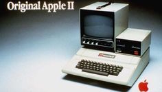 an apple ii computer sitting on top of a desk