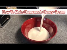 how to make homemade heavy cream