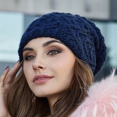 "Alpaca hat Gray wool hat women Chunky knit slouchy beanie Winter tam hat Chunky knit alpaca Hat takes a good shape, does not sag. Season: Fall / Winter / Spring Lining - inner microfleece hat Composition: blend alpaca wool One size: from 7 to 7 3/8 US size - 21,5 \"- 23,5\", (S-M-L international - 55-59 cm) Color: different is available. Please select from the drop down menu. Care instructions: Hand wash, dry flat. Made and packed in smoke-free house" Preppy Hat, Christmas Key, Alpaca Hat, Chunky Knit Beanie, Chunky Knitting Patterns, Preppy Winter, Slouchy Beanie Hat, Wool Hat Knit, Beanie Hats For Women