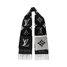 LOUIS VUITTON® - Cold Reykjavik Scarf - Black Scarf Outfit Winter, Louise Vuitton, Luxury Scarf, Louis Vuitton Scarf, Chic Winter Outfits, Scarf Outfit, Swag Men, Luxury Scarves, Long Fringe