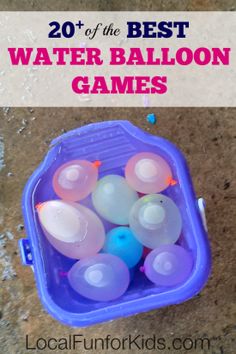 the best water balloon games for kids