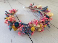 This headband from real protected flowers.It is a unique accessory for brides, bridesmaids and proms. Dried and stabilized plants are durable as long as they are properly stored away from sunlight to avoid color fading, heat sources, extreme cold and humidity. we make each piece with love and care..It is original handmade product. Your carefully crafted piece will be shipped within 3-5 days. if you have a special request, please contact me ...Loves.. ✨️Shipping ✨️ Your shipments will arrive by express shipping. ✨️USA 2-5 business days ✨️Europa 2-4 business days ✨️Everywhere else 2-10 days Bohemian Headband With Handmade Flowers, Bohemian Wedding Headband With Handmade Flowers, Dried Flower Headband, Bohemian Flower Crown Luna & Wild Wedding Hair Accessories, Fairy Flower Crown Wild & Free Jewelry, Bridesmaid Headband, Hair Headband, Flower Headbands, Meadow Flowers