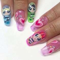 Kayla Kiss, Girl Nails, February Nails, Really Cute Nails, Jelly Nails, Kawaii Nails, Girls Nails, Nail Shop