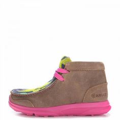 Description: A443000808 Your little one is sure to love these Ariat LIL’ STOMPERS toddler casual shoes by M&F Western Products. Soft and fashionable, and easy to get on and off. Super comfortable for all day wear. Ariat LIL’ Stompers Toddler Casuals Multi Color Cactus Tongue Pink Elastic Laces Soft and fashionable Easy to get on and off Super comfortable for all day wear Color Cactus, Western Store, Cowgirl Western, M F, Casual Shoe, Elastic Laces, Toddler Girls, Little One, Toddler Girl