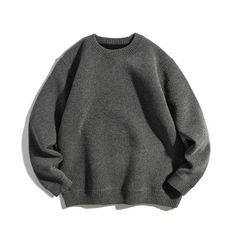 Product Description * Item:  Men's Sweater Crew Neck Pullover Youth Casual Loose Solid Color All-Match Knitted * Condition: 100% Brand New * Color:Black ,Light Grey,Dark Gray * Size:Asian M-2XL    Please note: 1.Please allow a little error due to manual measurement. 2.The color maybe a little difference because of the light,screen reflection etc. 3.If you are not sure what size to choose, you can tell us your height and weight, we will recommend the right size for you. Shipping 1. Your Item(s) w Solid Knit Sweater With Ribbed Cuffs, Classic Gray Sweater With Ribbed Cuffs, Oversized Polo Sweater With Ribbed Collar And Crew Neck, Oversized Polo Sweater With Ribbed Collar, Cozy Knitted Sweatshirt, Winter Polo Sweater With Ribbed Cuffs And Crew Neck, Winter Crew Neck Polo Sweater With Ribbed Cuffs, Gray Crew Neck Sweater For Winter, Classic Gray Crew Neck Sweater