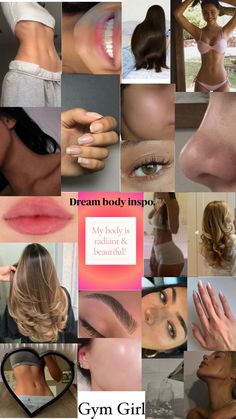 Body Dream Board, Modeling Body Goals, Perfect Body Skin, Makeup Tutorials Step By Step, Body Board, Asian Makeup Tutorials, Dream Vision Board, God Made You