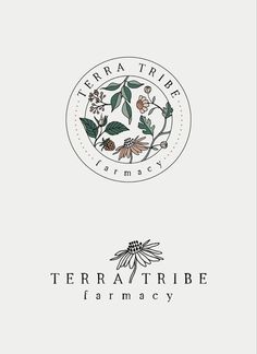 the logo for terra tribe farmacy