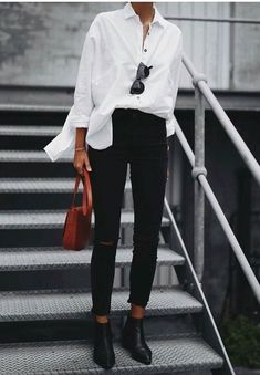 Black Fall Outfits, Denim On Denim, K Fashion, Looks Street Style, Winter Trends, Looks Chic