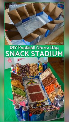 an image of a football game day snack stadium