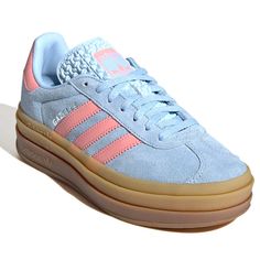 Send Offers. I May Accept 100% Authentic Straight From Adidas Very Lightweight And Comfortable For Summer Can Be Easily Styled Shipping Same Day / Next Day (Unless Holiday) Colorful Tennis Shoes, Adidas Gazelle Bold, Nike Shoes Women Fashion, Pretty Sneakers, Gazelle Bold, Bold Shoes, Preppy Shoes, Pretty Shoes Sneakers, Shoe Wishlist