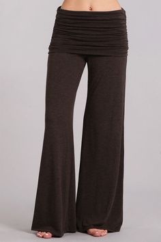 Step out in style with these sassy yet cozy lounge pants, perfect for your next adventure. Featuring a ruched fold-over waist and a 32" inseam, these pants are made with a mix of Poly, Acrylic, Rayon, and Spandex for ultimate comfort and stretch. Proudly made in the USA! Great Resort Wear! Stay Sexy! Folded Pants, Fold Over Pants, Funky Clothes, Comfy Travel, Dr Closet, Girl Shopping, Glute Workout, Fun Clothes, Cozy Lounge