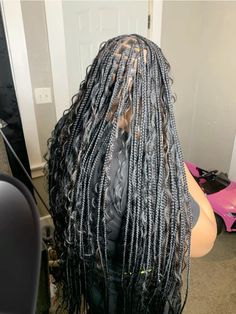 Medium Bohemian Knotless, Small Boho Knotless, Small Boho Knotless Braids Extra Curls, Extra Small Boho Braids, Small Boho Braids, Boho Knotless, Boho Braids Big Parts, Small Knotless, Small Boho Knotless Braids