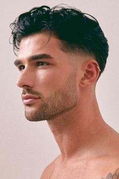 Haircut For Medium Hair Men, Mens Short Wavy Hair, Men Hair Undercut, Medium Wavy Haircuts Men, Long Hair Men Style Medium, Medium Haircut Men Undercut, Curly Undercut Mens, Haircuts For Medium Hair Men, Black Hair Men