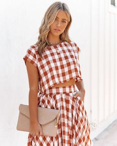 Relaxed Cropped Fit 60% Polyester and 40% Cotton <li style="font-weight: 400;" data-mce-fragme... Summer Plaid Sets With Short Sleeves, Summer Plaid Short Sleeve Sets, Casual Summer Plaid Sets, Casual Plaid Summer Sets, Casual Plaid Sets For Summer, Summer Gingham Sets With Short Sleeves, Summer Gingham Short Sleeve Sets, Casual Gingham Sets For Spring, Casual Spring Gingham Sets